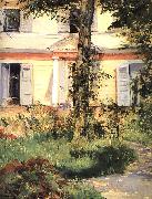 Edouard Manet The House at Rueil painting